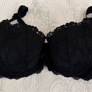 Push Up Bra Black Lace Secret Treasures 38D